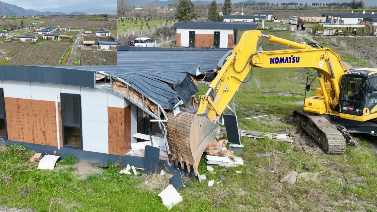 Ortaca'da Taviz Yok! Güzelyurt'ta İmara Aykırı Yapılar Tek Tek Yıkılıyor
