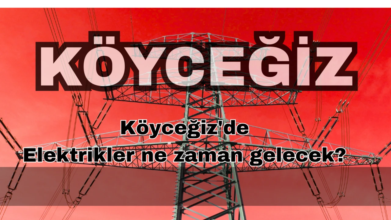 Köyceğiz'de elektrikler ne zaman gelecek? Karaçam'da 3 saatlik kesinti!