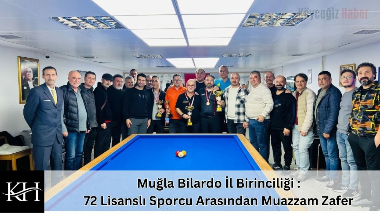 Muğla Bilardo İl Şampiyonası 2026 : Menteşe'de Şampiyon Gökhan Hamdemir