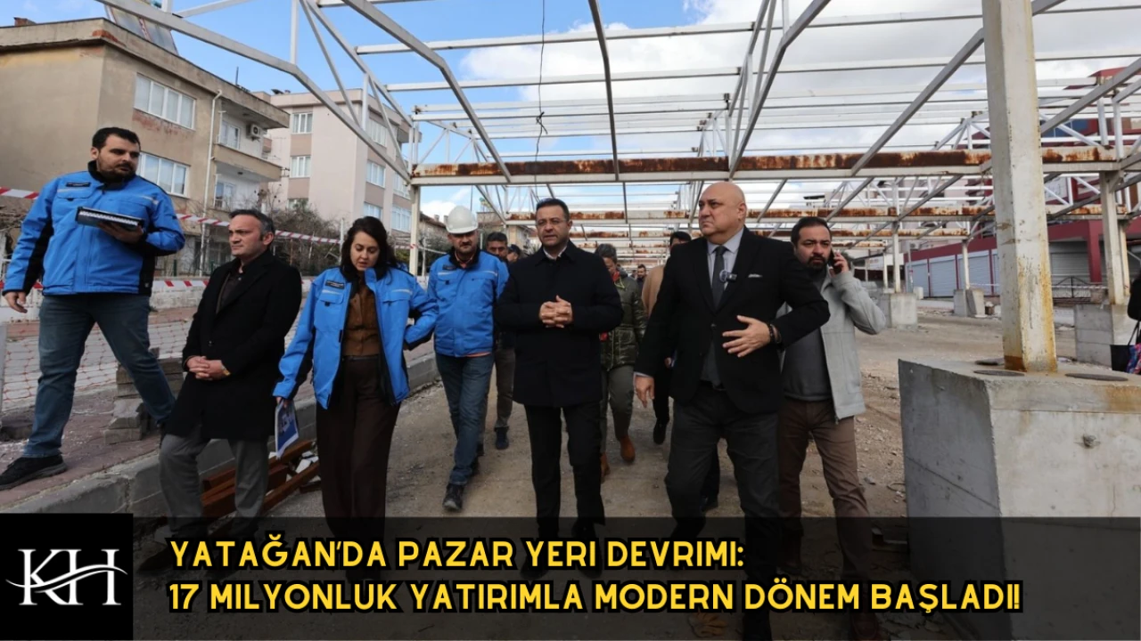 Yatağan'da 17 Milyonluk Yatırım : Pazar Yeri Sil Baştan Yenileniyor!
