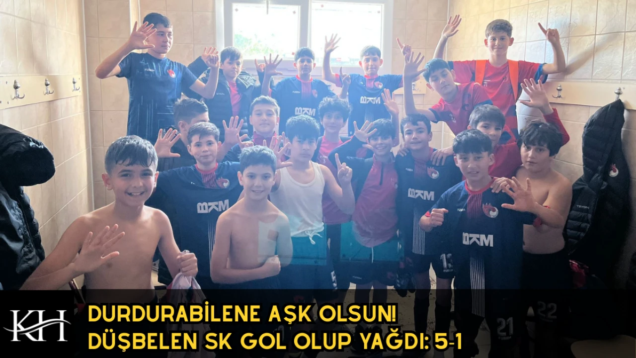 DURDURABİLENE AŞK OLSUN! Düşbelen SK gol olup yağdı: 5-1