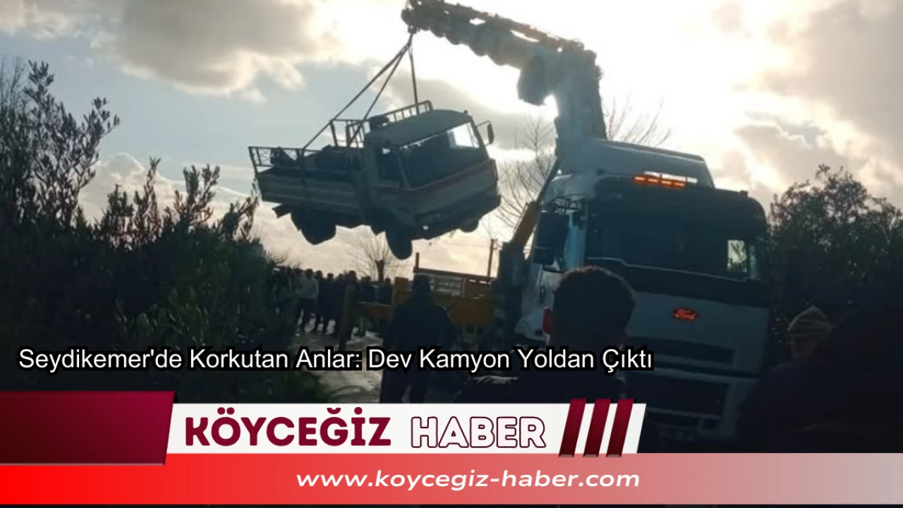 Seydikemer Kumluova Trafik Kazası 3 Şubat 2026 : Kamyon Devrildi