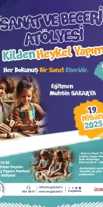 Muğla’da Minik Sanatseverler İçin Kilden Heykel Atölyesi