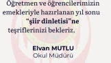 Köyceğiz’de Yıl Sonuna Şiirle Veda: Anadolu Lisesi’nden Şiir Dinletisi Daveti