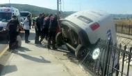 Menteşe’de trafik kazası: Kamyonet dereye uçtu, sürücü emniyet kemeri sayesinde kurtuldu