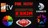 8 Ekim 2025 Çarşamba Yayın Akışı: Kanal D, Show TV, NOW TV, ATV Bugün Hangi Diziler Var?