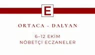 Ortaca ve Dalyan’da 6–12 Ekim Nöbetçi Eczaneler