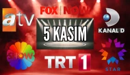 5 Kasım Çarşamba TV Yayın Akışı, ATV, Show TV, NOW TV, Kanal D ve TRT 1 2025: Bugün Hangi Diziler, Filmler Var?