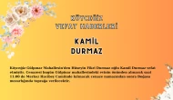 Köyceğiz Gülpınar Mahallesi’nden Kamil Durmaz Vefat Etmiştir!