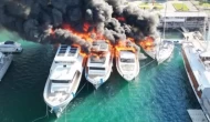 Fethiye’de Korkutan Yangın: 3 Motor Yat ve 1 Yelkenli Kül Oldu