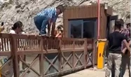 Marmaris Kızılbük Projesi’nde Gerginlik: Güvenlik Görevlisine Tokat Kamerada