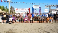 Köyceğiz Delta Plajı’nda Zafer Kupası Coşkusu: Kadına Şiddetle Mücadele Temalı Veteran Voleybol Turnuvası Tamamlandı
