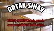 2025-2026 Ortak yazılı sınav tarihleri belli oldu!