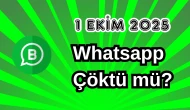 WhatsApp Çöktü mü? 1 Ekim 2025 Çarşamba Bugün İnternet Erişim Sorunu Var mı, Ne Zaman Düzelir?