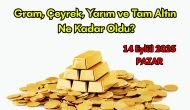 Altın Haftaya Rekorla Başladı: 14 Eylül 2025 Gram, Çeyrek ve Ons Altın Fiyatlarında Son Durum