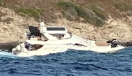 Bodrum Yalıkavak’ta Motoryat Karaya Vurdu: Queen İsimli Tekne Kayalıklarda Durabildi