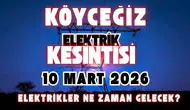 Köyceğiz’de 4 Mahalle Karanlıkta: 10 Mart Elektrik Kesintisi