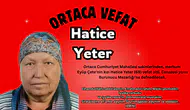 Ortaca Cumhuriyet Mahallesi’nde Vefat: Hatice Yeter Son Yolculuğuna Uğurlanıyor