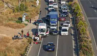 Menteşe Bayır’da Kaza: Motosiklet Devrildi, 1 Yaralı