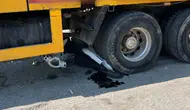 Motosikletli Vincin Altında Kalmaktan Son Anda Kurtuldu!