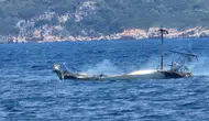 Marmaris'te Yelkenli Tekne Alev Alev Yandı!
