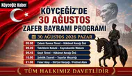 Köyceğiz'de 30 Ağustos Zafer Bayramı Programı