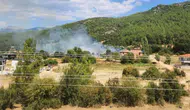 Menteşe Yeniköy’de Yangına Helikopterli Müdahale