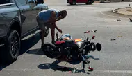Fethiye Çamköy Hal Kavşağında Kaza: Motosiklet Sürücüsü Yaralı