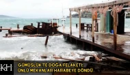 Bodrum'da Fırtına Felaketi: Gümüşlük Sahili Dev Dalgalarla Yıkıldı