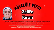 Köyceğiz Hamitköy Sakinlerinden Zelife Kıran Hayatını Kaybetti