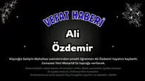 Köyceğiz Acı Kaybı: Emekli Öğretmen Ali Özdemir Vefat Etti!