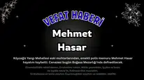 Köyceğiz Yangı Mahallesi Emekli Polis Mehmet Hasar Vefat Etti!