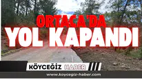 SON DAKİKA: Ortaca’da Heyelan! Kışla-Boğaz Mevkii Trafiğe Kapatıldı