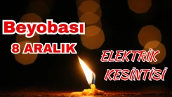 Köyceğiz Beyobası Mahallesi’nde 8 Aralık’ta Elektrik Kesintisi