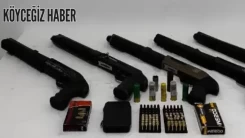 Köyceğiz’de Jandarma 5 Pompalı Tüfek Ele Geçirdi!