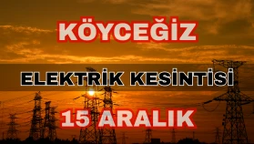 Köyceğiz elektrik kesintisi 15 Aralık: Toparlar, Beyobası, Zeytinalanı