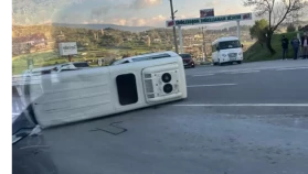 Muğla Yatağan'da işçi servisi kaza yaptı: 6 yaralı