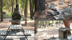 Seydikemer Mesire Alanı kimliği belirsiz kişilerce Tahrip Edildi