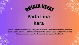 Ortaca Kemaliye Mahallesinden Parla Lina Kara Vefat Etti: Cenaze Detayları, Aile Bilgisi ve Taziye Mesajları