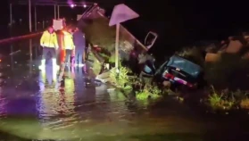 Bodrum Kaynar Kavşağı Trafik Kazası: 3 Araç Birbirine Girdi 3 Yaralı