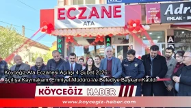 Köyceğiz’de Yeni Açılış : Ata Eczanesi Atatürk Bulvarı’nda Açıldı