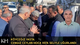 Köyceğiz Yasta: Cengiz Ceylan Hoca Vefa Seliyle Uğurlandı
