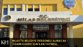 Milas'ta Belediye Personeli Alınacak : 3 Daimi Kadro İçin İlan Çıktı