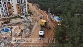 Menteşe Akçaova'da Yol Çalışması : 1100 Metrelik Yeni Asfalt