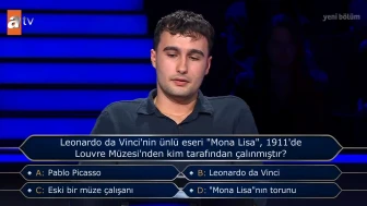 Leonardo da Vinci'nin ünlü eseri 'Mona Lisa', 1911'de Louvre Müzesi'nden kim tarafından çalınmıştır?