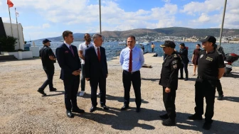 Muğla Valisi Dr. İdris Akbıyık, Bodrum Polisevi Proje Alanında İncelemelerde Bulundu