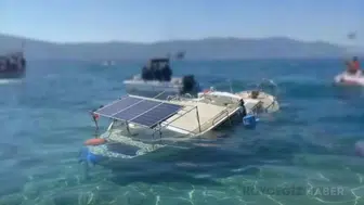 Güllük Körfezi’nde Korkutan Kaza: Balıkçı Teknesi Battı