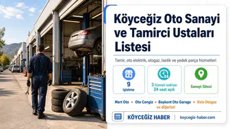 Köyceğiz Oto Sanayi Ustaları: Oto Tamirci, Elektrik Ve Lastik