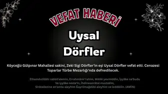 Köyceğiz'de Uysal Dörfler Hayatını Kaybetti