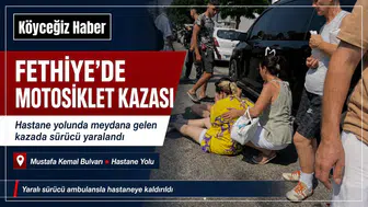 Fethiye'de Motosiklet Kazası: 1 Yaralı